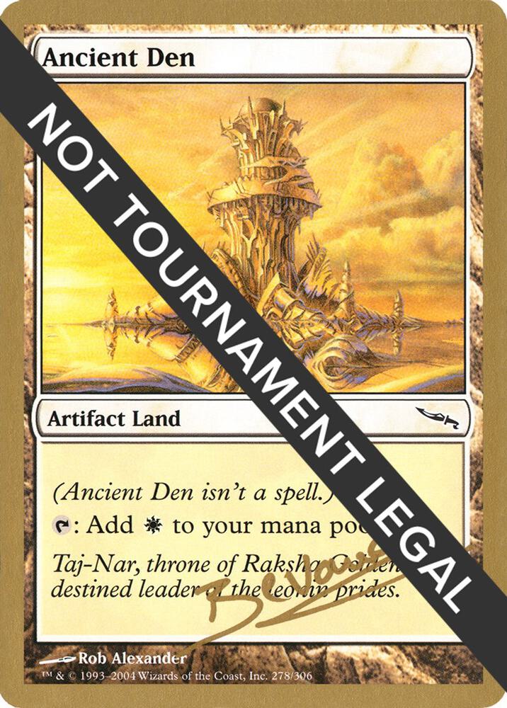 Ancient Den 2004 Manuel Bevand MRD mb278/103 (World Championship Decks)  | Good Games Modbury