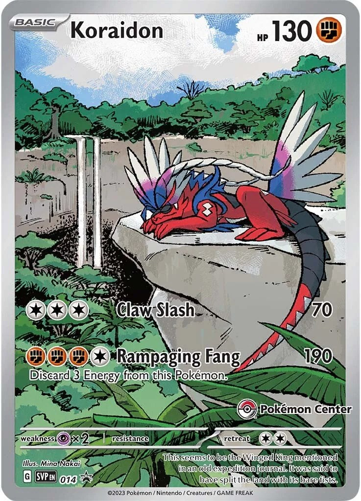 Koraidon (124/198) (Pokemon Center Exclusive) [Scarlet & Violet: Black Star Promos] | Good Games Modbury