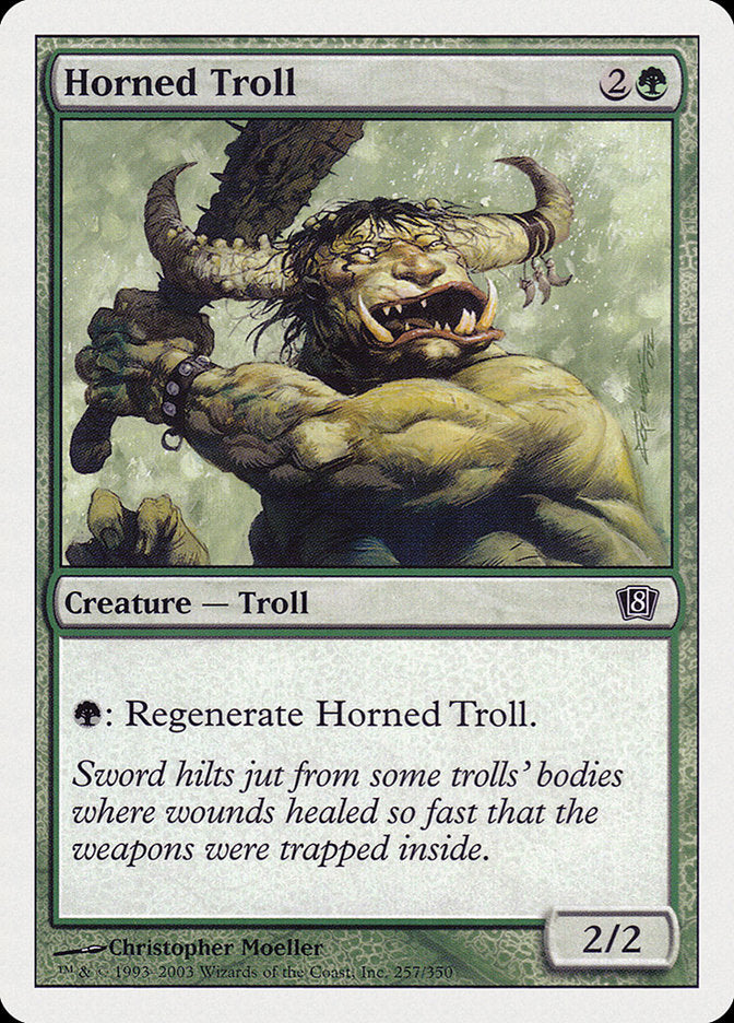 Horned Troll 257 (8th Edition)  | Good Games Modbury
