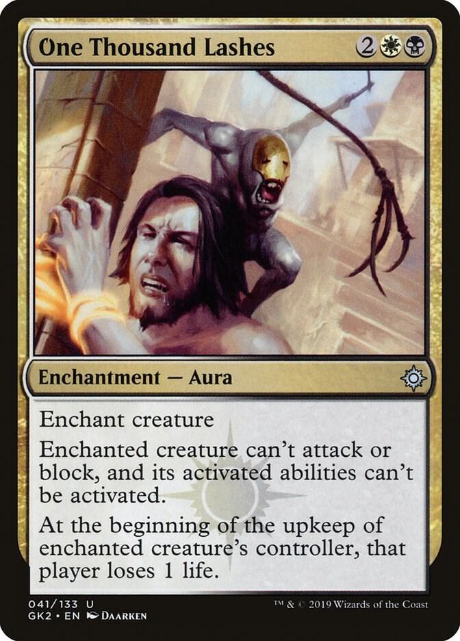 One Thousand Lashes 41/133 (Ravnica Allegiance: Guild Kits)  | Good Games Modbury