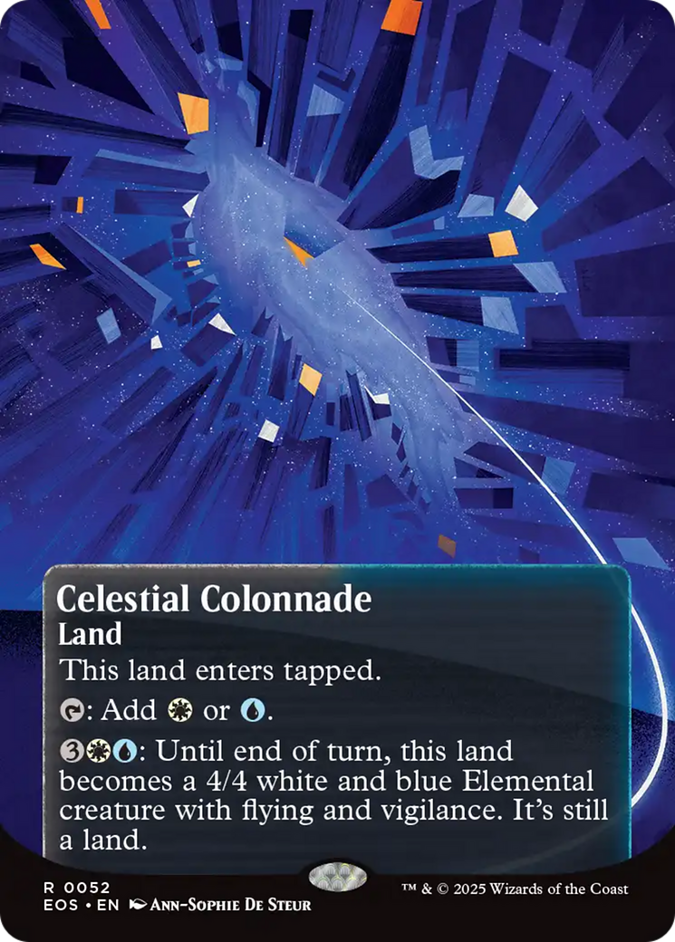 Celestial Colonnade (0052) (Borderless) [Edge of Eternities: Stellar Sights] | Good Games Modbury