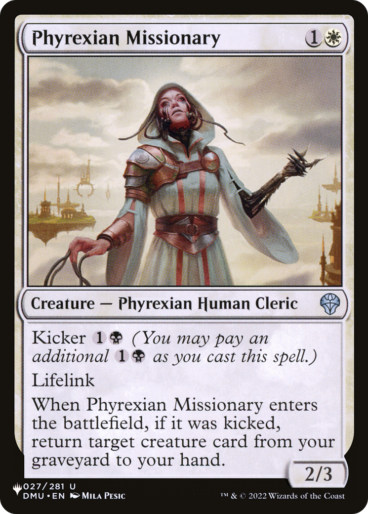 Phyrexian Missionary [The List Reprints] | Good Games Modbury