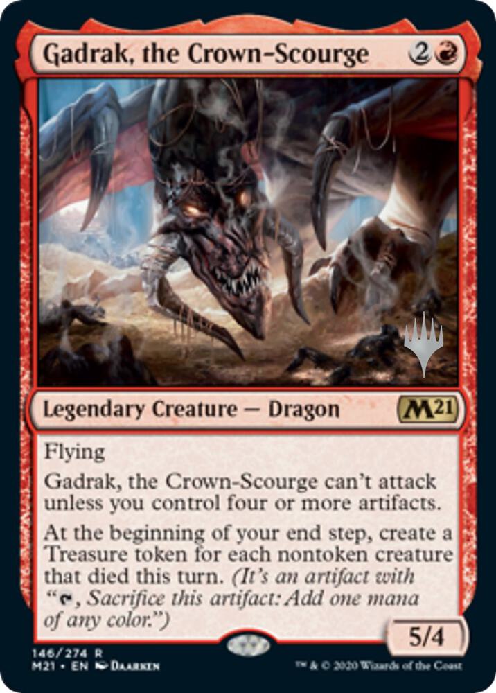 Gadrak the Crown Scourge 146 (Promo Pack: Core Set 2021)  - Foil | Good Games Modbury