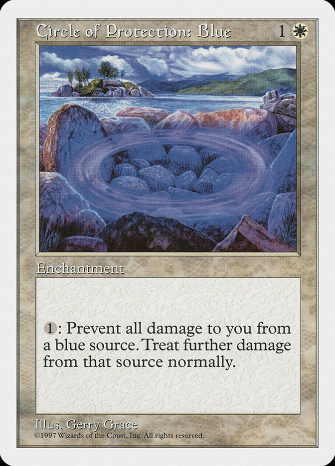 Circle of Protection: Blue [Fifth Edition] | Good Games Modbury