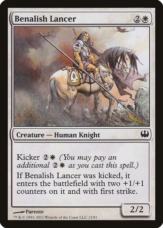 Benalish Lancer 12/81 (Duel Decks: Knights vs. Dragons)  | Good Games Modbury