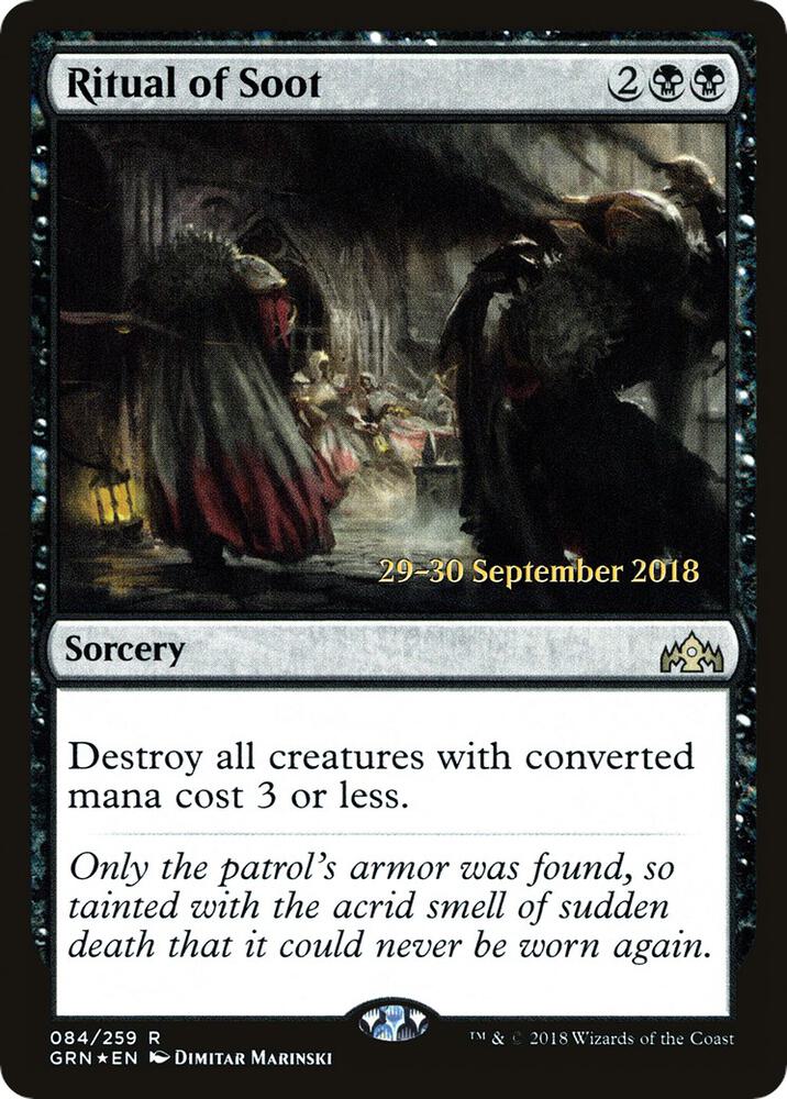 Ritual of Soot 84s/84 (Prerelease Cards)  - Foil | Good Games Modbury