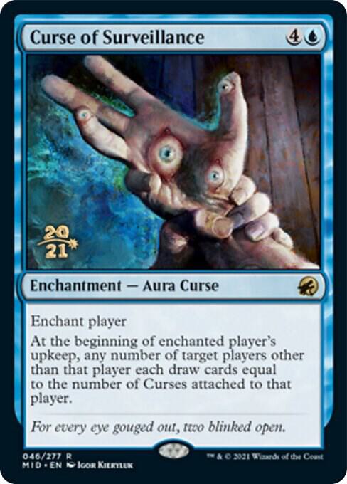 Curse of Surveillance 46s/171 (Prerelease Cards)  - Foil | Good Games Modbury