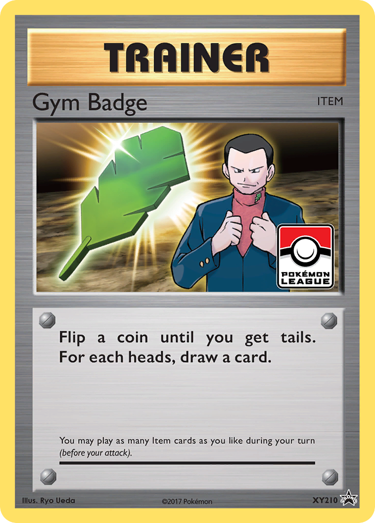 Gym Badge (XY210) (Giovanni) [XY: Black Star Promos] | Good Games Modbury