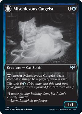 Mischievous Catgeist 336/534 (Innistrad: Double Feature)  | Good Games Modbury