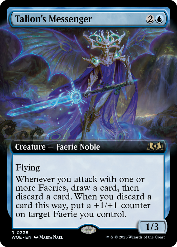 Talion's Messenger (Extended Art) [Wilds of Eldraine] | Good Games Modbury