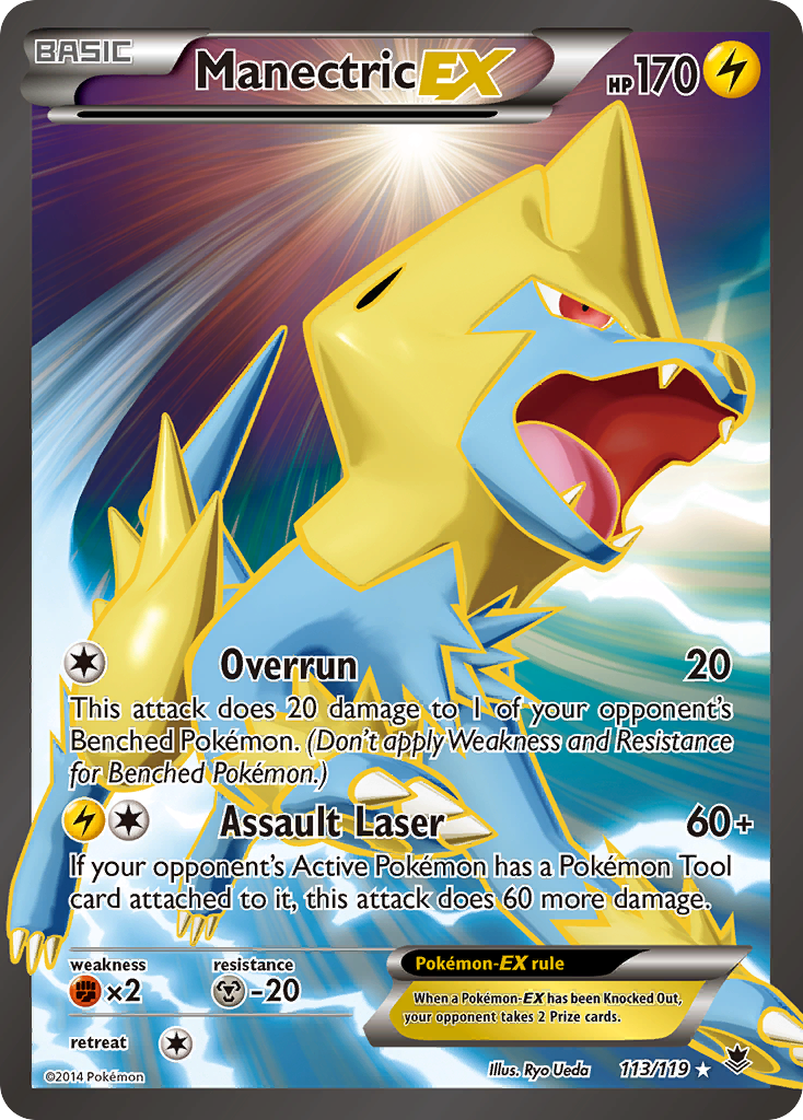 Manectric EX (113/119) [XY: Phantom Forces] | Good Games Modbury