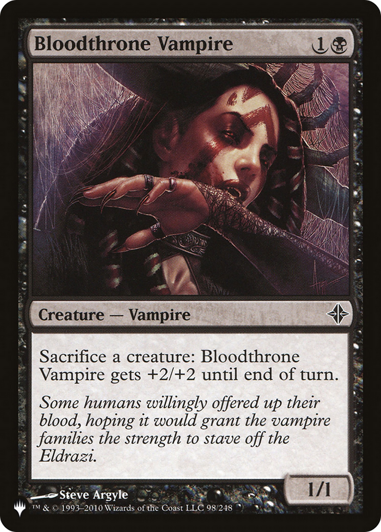 Bloodthrone Vampire [The List Reprints] | Good Games Modbury