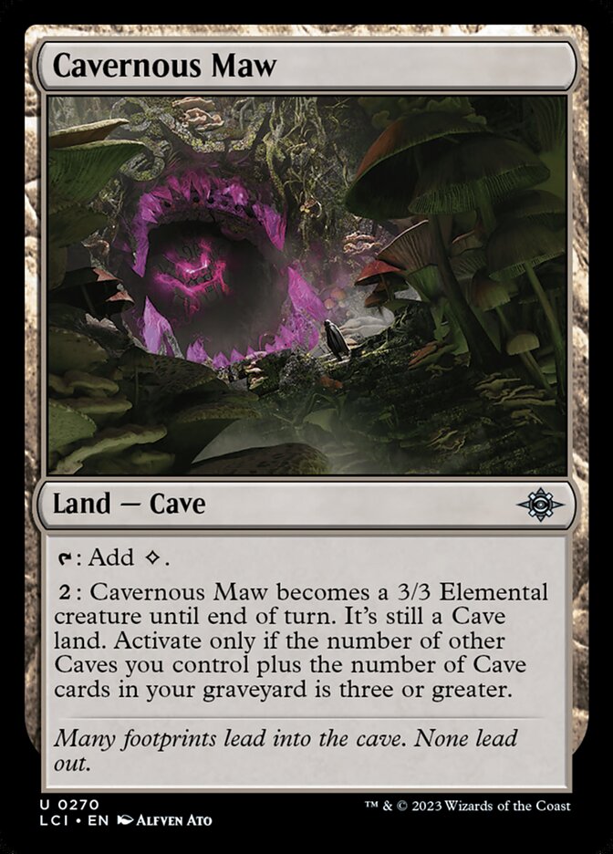 Cavernous Maw 270/291 (The Lost Caverns of Ixalan)  - Foil | Good Games Modbury