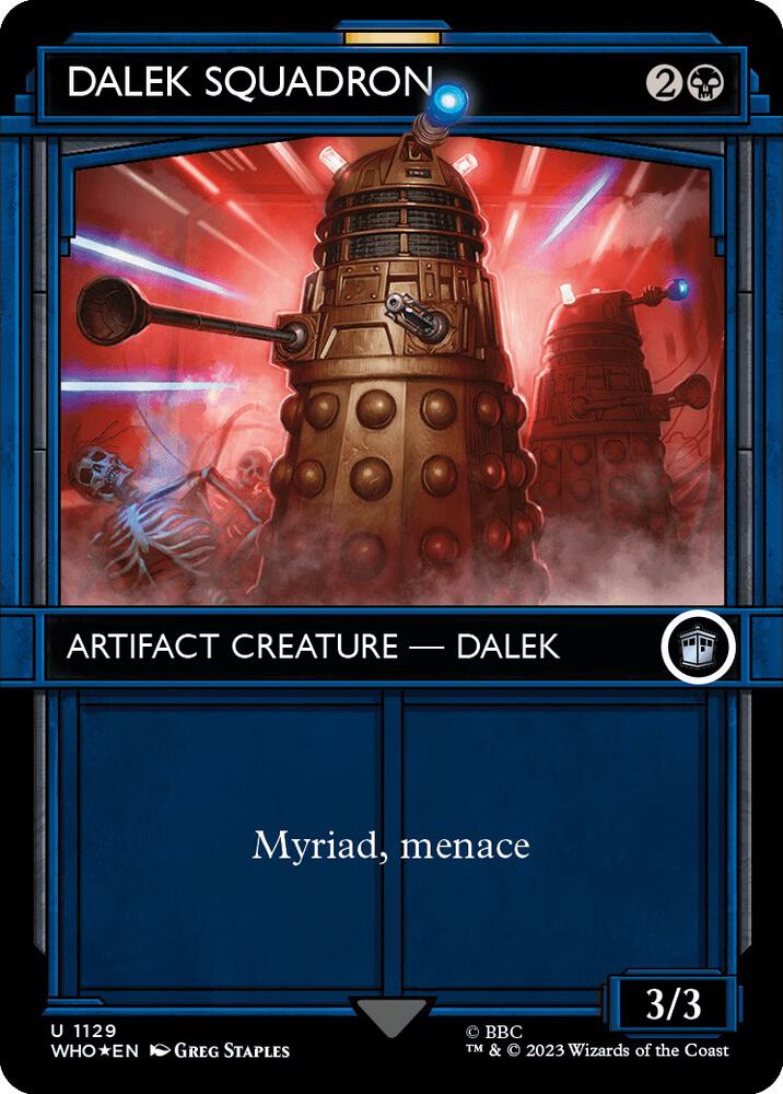 Dalek Squadron 1129/331 (Universes Beyond: Doctor Who)  - Showcase Surge Foil | Good Games Modbury