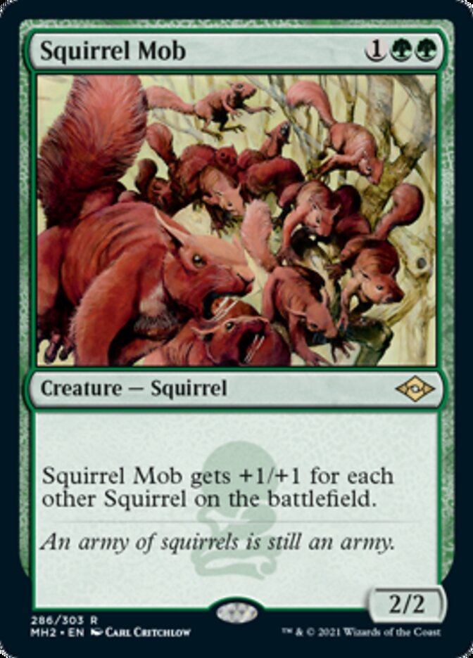 Squirrel Mob (Foil Etched) [Modern Horizons 2] | Good Games Modbury
