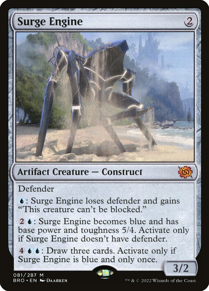 Surge Engine 81 (The Brothers' War)  - Foil | Good Games Modbury