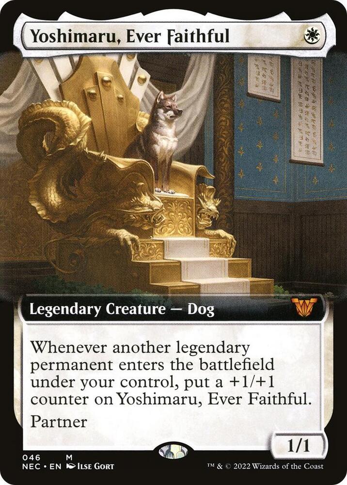 Yoshimaru, Ever Faithful 46/38 (Commander: Kamigawa: Neon Dynasty)  - Extended Art | Good Games Modbury