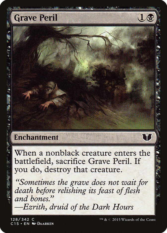 Grave Peril 128/342 (Commander 2015)  | Good Games Modbury