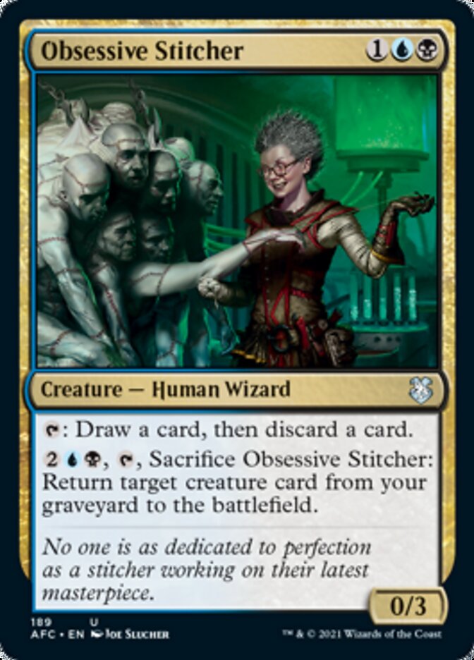 Obsessive Stitcher [Dungeons & Dragons: Adventures in the Forgotten Realms Commander] | Good Games Modbury