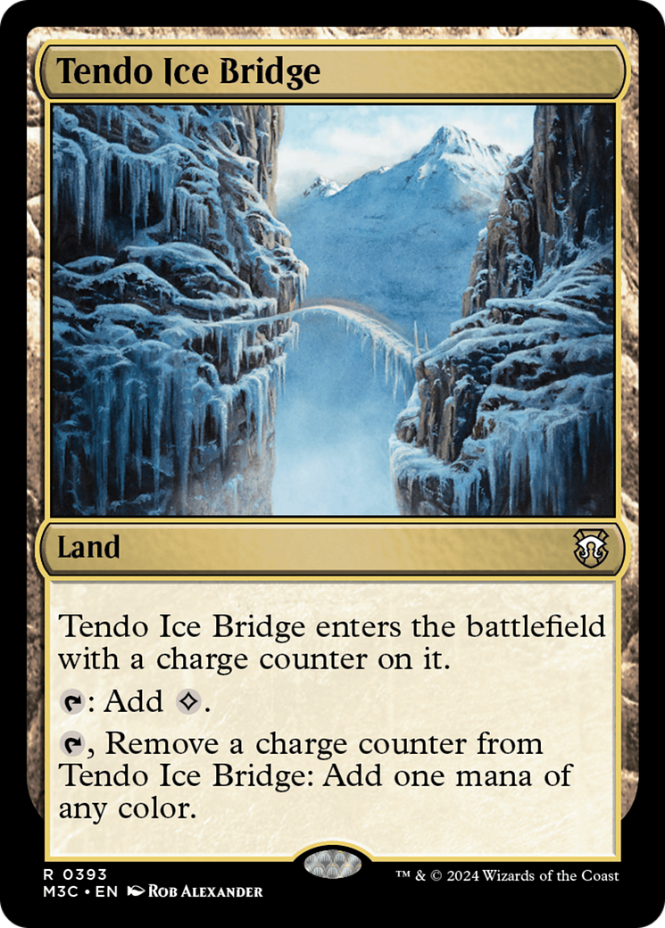 Tendo Ice Bridge (Ripple Foil) [Modern Horizons 3 Commander] | Good Games Modbury