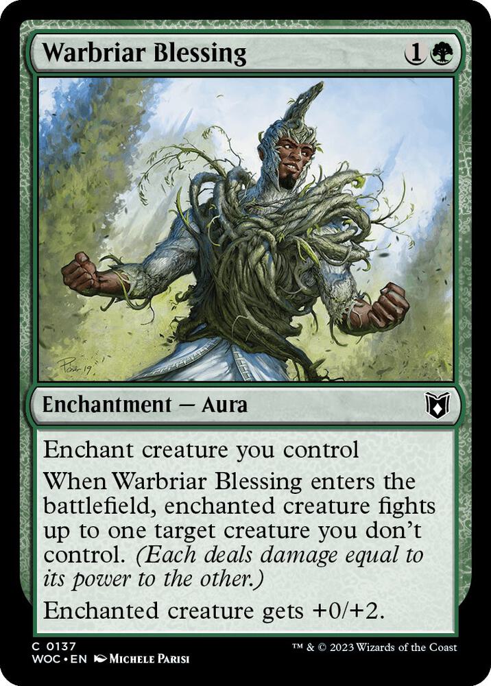 Warbriar Blessing 137/173 (Commander: Wilds of Eldraine)  | Good Games Modbury