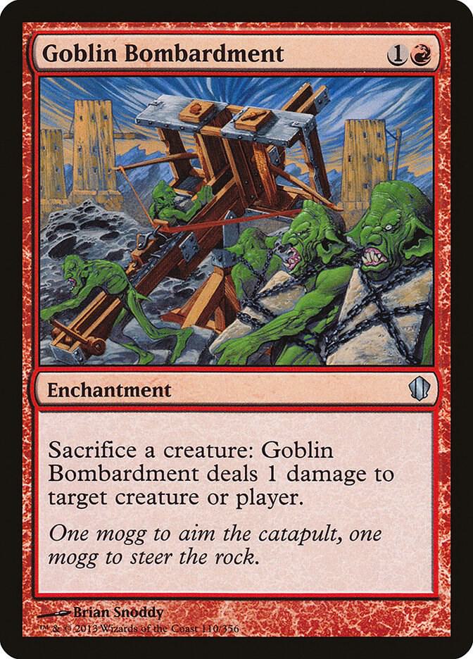 Goblin Bombardment 110/356 (Commander 2013)  | Good Games Modbury