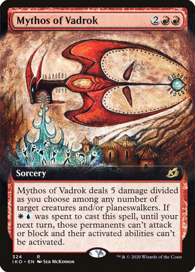 Mythos of Vadrok 324/274 (Ikoria: Lair of Behemoths)  - Extended Art | Good Games Modbury