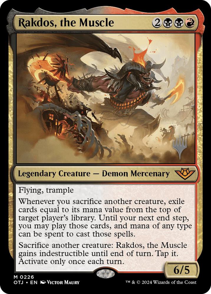 Rakdos the Muscle 226 (Promo Pack: Outlaws of Thunder Junction)  | Good Games Modbury