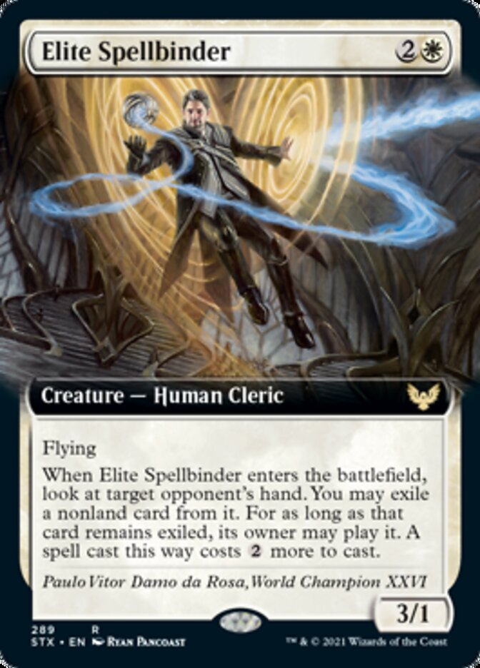 Elite Spellbinder (Extended Art) [Strixhaven: School of Mages] | Good Games Modbury