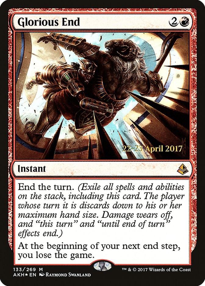 Glorious End 133s/77 (Prerelease Cards)  - Foil | Good Games Modbury