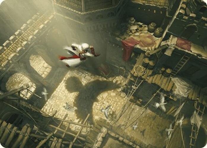 Rooftop Bypass Art Card 20 (Art Series: Universes Beyond: Assassin's Creed)  | Good Games Modbury