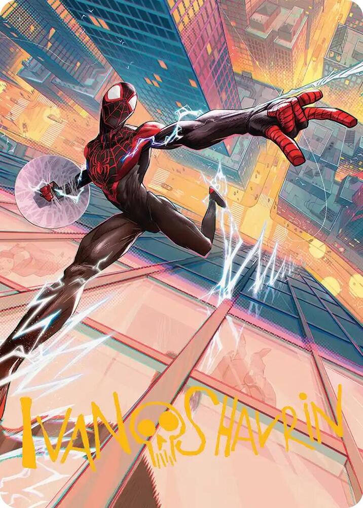 Ultimate Spider Man Art Card Gold Stamped Signature 41 (Art Series: Marvel's Spider-Man)  | Good Games Modbury