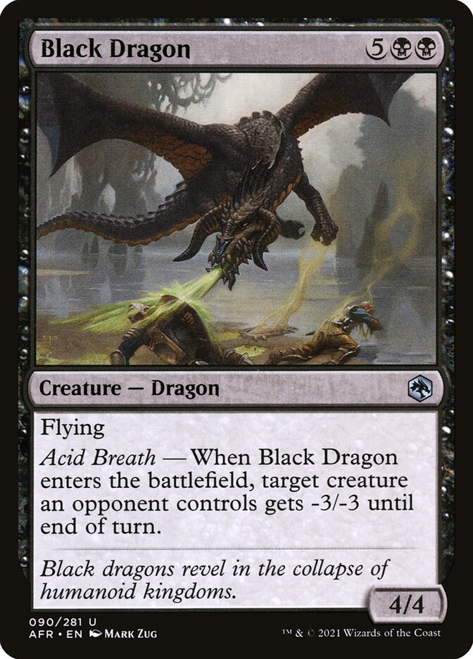 Black Dragon 90/281 (Adventures in the Forgotten Realms)  | Good Games Modbury