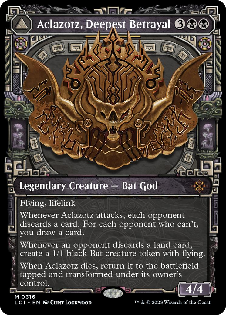 Aclazotz, Deepest Betrayal // Temple of the Dead (Showcase) [The Lost Caverns of Ixalan] | Good Games Modbury
