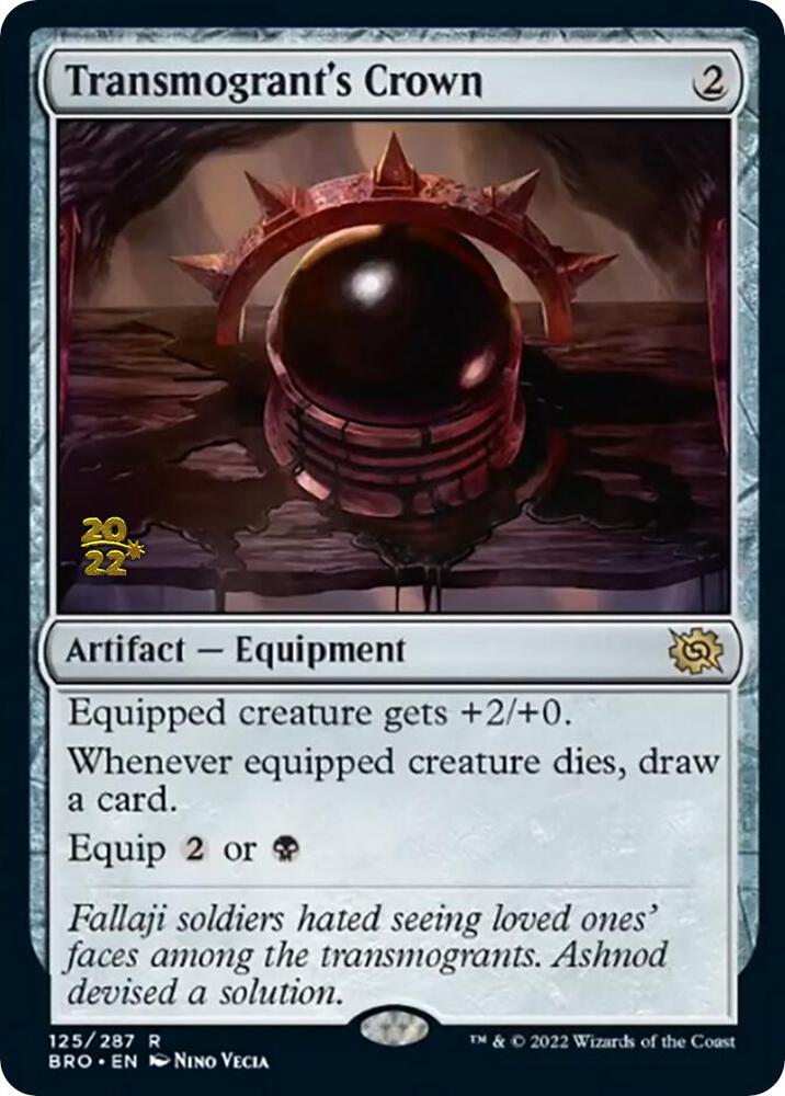 Transmogrants Crown 125 (Prerelease Cards)  - Foil | Good Games Modbury