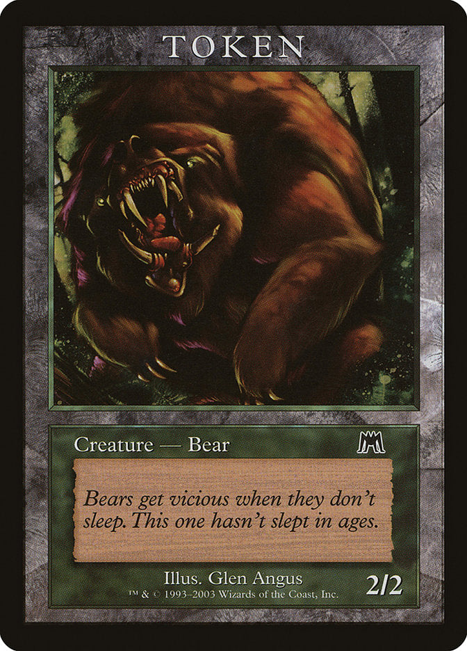 Bear Token [Magic Player Rewards 2003] | Good Games Modbury