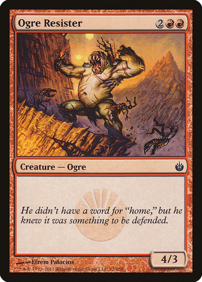 Ogre Resister 72/155 (Mirrodin Besieged)  | Good Games Modbury