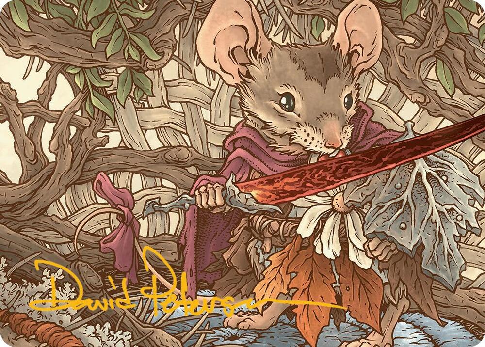 Mabel Heir to Cragflame Art Card Gold Stamped Signature 45 (Art Series: Bloomburrow)  | Good Games Modbury