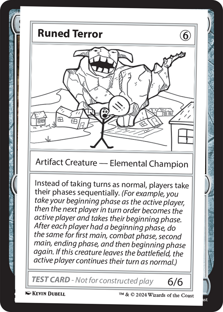 Runed Terror [Mystery Booster 2 Playtest Cards] | Good Games Modbury