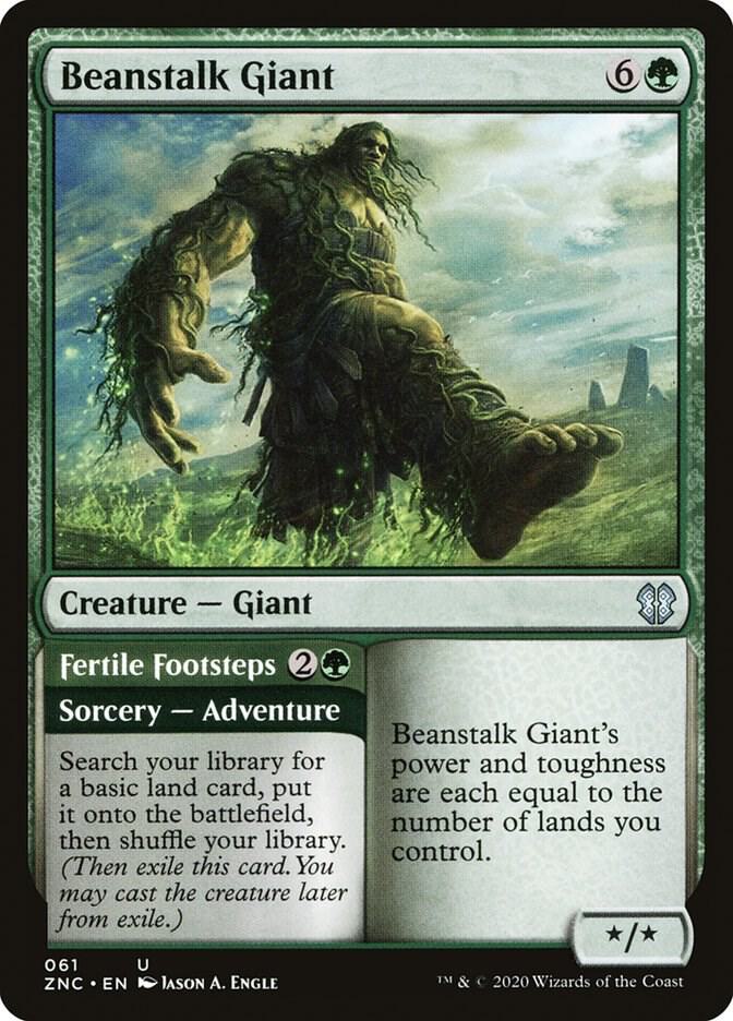 Beanstalk Giant // Fertile Footsteps 61/142 (Commander: Zendikar Rising)  | Good Games Modbury
