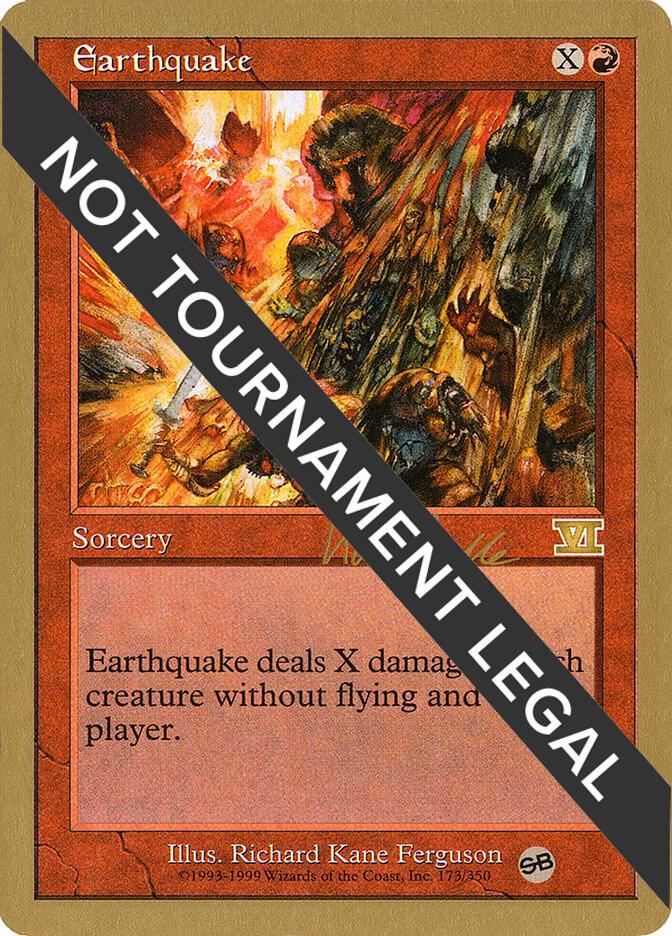 Earthquake 1999 Kai Budde 6ED SB kb173sb/111 (World Championship Decks)  | Good Games Modbury