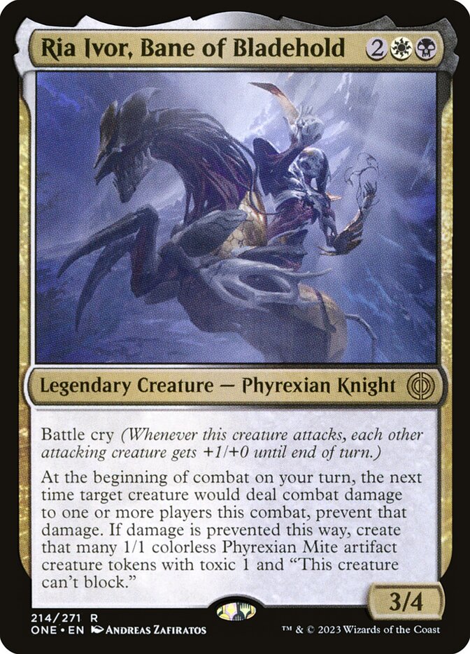 Ria Ivor, Bane of Bladehold 214/271 (Phyrexia: All Will Be One)  - Foil | Good Games Modbury