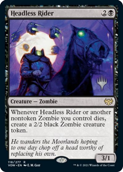 Headless Rider (Promo Pack) [Innistrad: Crimson Vow Promos] | Good Games Modbury