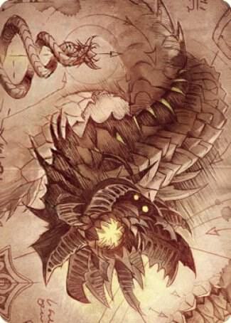 Wurmcoil Engine Art Card 81 (Art Series: The Brothers' War)  | Good Games Modbury