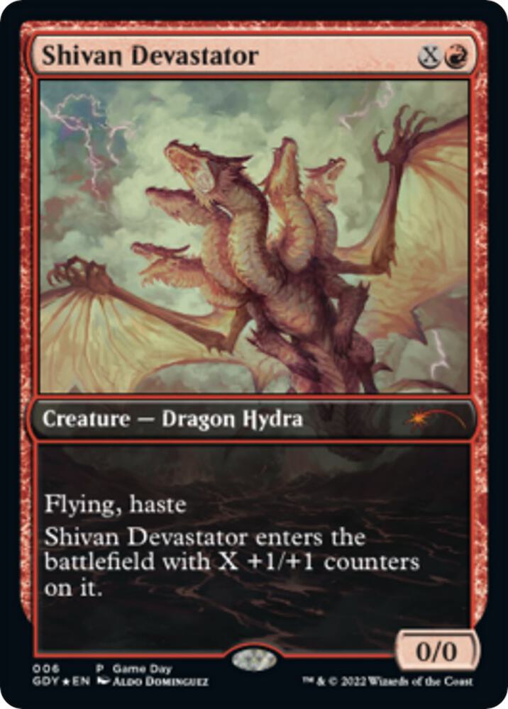 Shivan Devastator 6/9 (Game Day & Store Championship Promos)  - Foil | Good Games Modbury