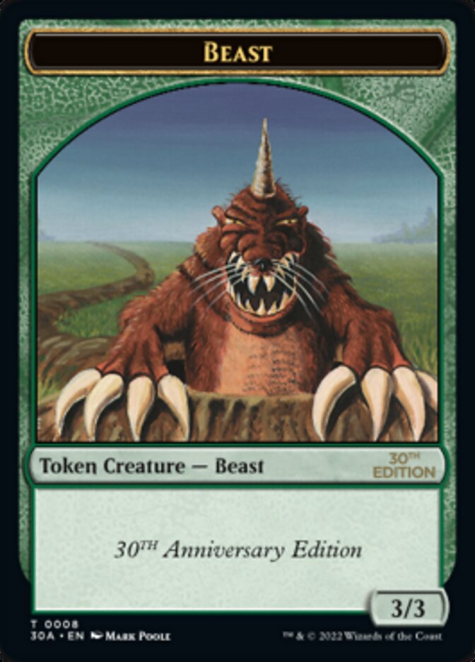 Beast Token [30th Anniversary Tokens] | Good Games Modbury