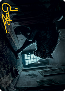 Primal Adversary Art Card (Gold-Stamped Signature) [Innistrad: Midnight Hunt Art Series] | Good Games Modbury