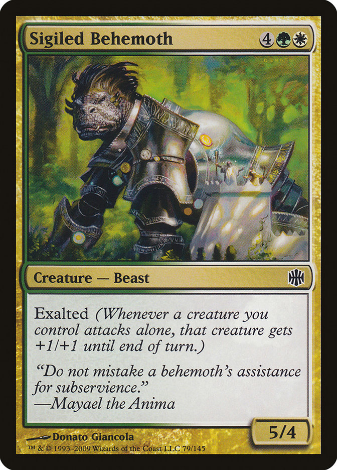 Sigiled Behemoth 79/145 (Alara Reborn)  - Foil | Good Games Modbury