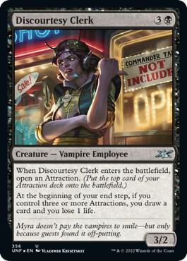 Discourtesy Clerk Galaxy Foil 356/244 (Unfinity)  - Foil | Good Games Modbury