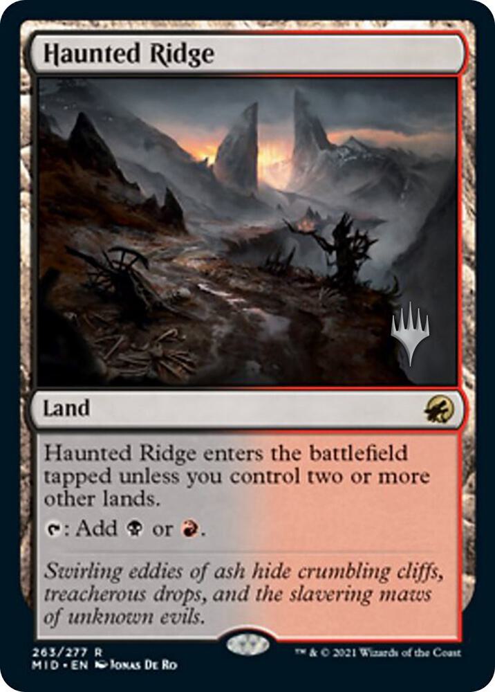 Haunted Ridge 263 (Promo Pack: Innistrad: Midnight Hunt)  | Good Games Modbury